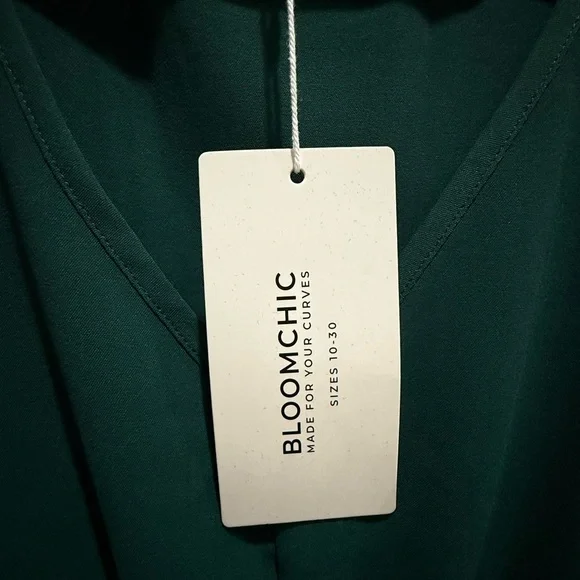 BloomChic Green Long Sleeve Dress - Picture 4 of 6